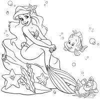 Mica sirena Ariel